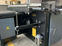 Scie à table à glissière électrique Rensolin 5,5 kW à configuration élevée, avec arrêt automatique, 3200 mm, moteur horizontal, pour la coupe du bois