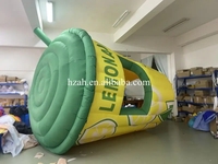 Stand gonflable personnalisé de stand de limonade pour la promotion extérieure de magasin de limonade de boisson au citron