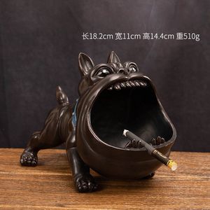 Cenicero de Cerámica con Forma de Perro Bully de Boca Grande, Estilo Creativo de Dibujos Animados, para <span class=keywords><strong>el</strong></span> Hogar - Product Image 6
