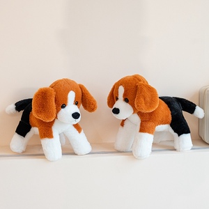 Peluche de Perrito <span class=keywords><strong>Beagle</strong></span> Suave, Muñeco de Peluche Realista con Orejas Largas, Juguete para Niños, Regalo de Cumpleaños, Venta al por Mayor, Personalizado - Product Image 2