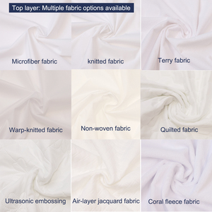 Protège-matelas imperméable HFW 100% polyester éponge, 5 côtés laminés TPU, <span class=keywords><strong>housse</strong></span> de lit respirante, <span class=keywords><strong>drap</strong></span>-<span class=keywords><strong>housse</strong></span> silencieux - Product Image 6