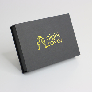 Custom <b>Black</b> Rigid Cardboard VIP Card <b>Box</b> Magnetic Lid Gold Foil Stamping Embossing Sponge Lined Recyclable Business Cards - Product Image 2