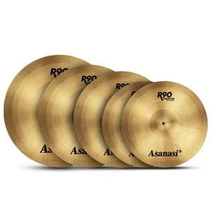 Acessórios de instrumento de percussão, material garantido, qualidade única, étnico, tradicional, feito à mão, liga, cymbals para droms