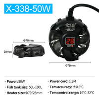 Chauffe-eau submersible pour aquarium 100W, affichage numérique en verre, température réglable, chauffe-eau pour aquarium, CE, respectueux de l'environnement