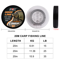 TUOLI Grosir 20M 15LB/25LB/35LB PE Alat Profesional Tali Pancing Kepang Murah Perlengkapan Memancing Aksesoris Pancing