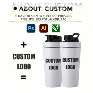 แก้วน้ำสแตนเลสแบบใหม่พร้อมสเกลวัดปริมาณ พกพาสะดวกสำหรับกิจกรรมกลางแจ้ง ออกกำลังกาย ขวดน้ำสำหรับโปรตีนหรือนมปั่น พร้อมโลโก้สั่งทำ - Product Image 2