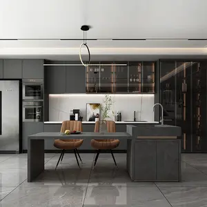 Armários de cozinha, armários de cozinha, decoração para casa, design pós-moderno, 2022