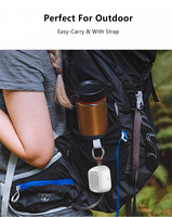 Ensemble de voyage de qualité supérieure, support de téléphone portable, haut-parleur magnétique sans fil portable, déclencheur d'appareil photo, mini haut-parleur Bluetooth TWS pour l'extérieur