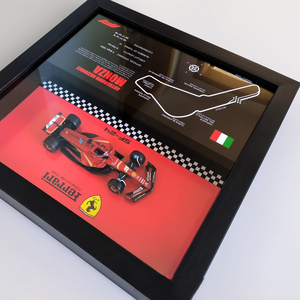 Suministro Directo de Fábrica, Fondo de Pista Sf24 Leclerc, Modelo de Carreras, Arte Decorativo de Pared en 3D - Product Image 3