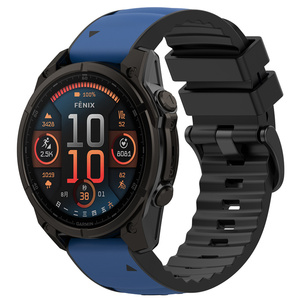 Montre intelligente <span class=keywords><strong>QuickFit</strong></span> 26mm 22mm Cuir Nylon <span class=keywords><strong>Bracelet</strong></span> en silicone pour <span class=keywords><strong>Garmin</strong></span> Quatix 8 Fenix 8 <span class=keywords><strong>Bracelet</strong></span> Forerunner 965 - Product Image 4