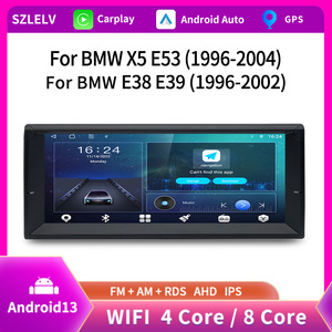 BM E39 올인원 10.25 인치 안드로이드 자동차 내비게이션 시스템 8 코어 MP3 플레이어 4K 8GB 블루투스 AHD 대형 스크린 자동차 DVD 재생 - Product Image 6