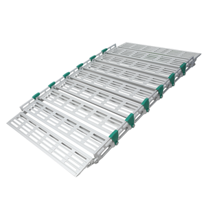 Rampe de <span class=keywords><strong>chargement</strong></span> pliable pour fauteuil roulant, robuste et unique en son genre, en aluminium, capacité 500 kg - Product Image 2