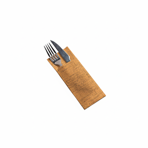 Servilletas de Bolsillo Kanguro con Diseño Negro Strauss, Color Naranja, 30x40cm, Paquete de 600 Unidades, B2B - Product Image 2