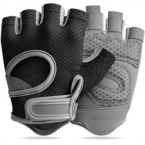 Men Half Finger <b>Weight</b> Lifting <b>Gloves</b> Premium Breathable Sports Wear OEM ODM Factory Wholesale Supplier - Product Image 2