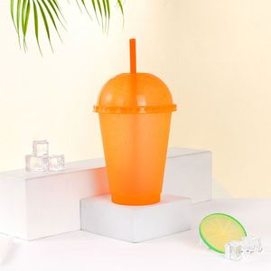 Vaso de Plástico PP con Tapa Arqueada, 16 oz, con Logotipo Impreso, Moderno, Reciclable, de Grado Alimenticio, Libre de BPA, para Niños - Product Image 4