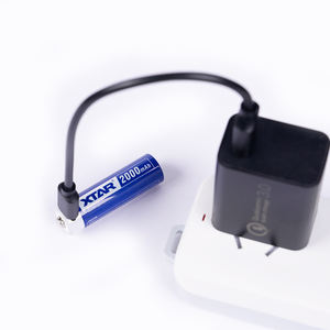 XTAR 선형 방전 곡선 고속 충전 2000mAh USB 타입 C 1.5V <span class=keywords><strong>AA</strong></span> 리튬 충전식 배터리 스마트 잠금 장치, 마이크 - Product Image 4