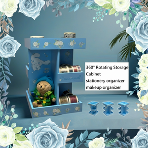 Office Rotating Rotatable Desktop Makeup <b>Organizer</b> For <b>Desk</b> Supplies & Beauty Items - Product Image 6