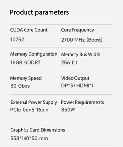 Chơi game Trio oC GeForce RTX 5080 16 GB Video Card (GeForce RTX 5080 16G chơi game Trio oC Trắng) gddr7 Card đồ họa - Product Image 6