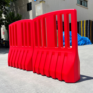 Barrera de Construcción Temporal de Plástico Moldeado por Soplado, Rellenable con Agua, de HDPE de 1300 mm - Product Image 4