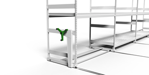 Sistema di Coltivazione Verticale Mobile Idroponico Commerciale con Vassoi per <span class=keywords><strong>Irrigazione</strong></span> a Goccia per Fattorie Verticali Indoor - Product Image 5