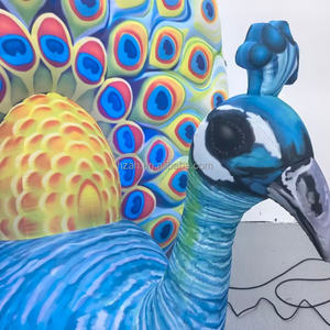 Bouées gonflables géantes publicitaires : Magnifique paon insulaire - Product Image 6