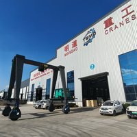Grue portique sur pneus (RTG) robuste pour la manutention de conteneurs en entrepôt