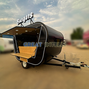 Gran remolque de barra móvil, tienda de remolques de café, carrito de postres, camión de comida, hamburguesa, cerveza, bebida, camión de comida rápida, remolque totalmente equipado - Product Image 5