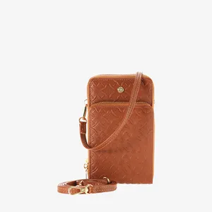 Susen CHRISBELLA Personalizado pu Senhoras De Couro Bordado linha sling bolsa de ombro mulheres crossbody telefone Móvel mini saco 2023