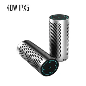 40W Metalen Draagbare Tws Dsp Bluetooth Speaker Wireless Outdoor Waterdichte Blue Tooth Hd Mic Grote Grote Uitgang Draadloze Subwoofer