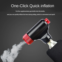 Pompe à vélo universelle portable en gros dioxyde de carbone CO2 bouton équipement gonflable beauté bouche accessoire pour vélos