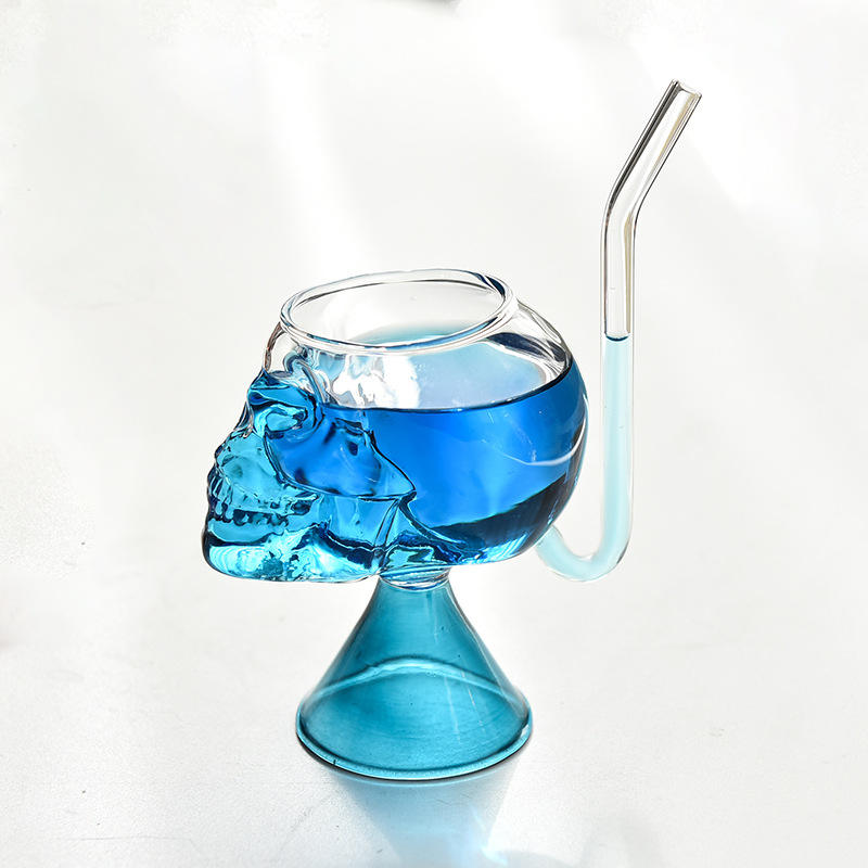 Skull vampire cup lake blue base 1116cm-201-300ml
