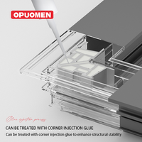 Persianas Integradas en Ventanas Abatibles, Contraventanas de Aluminio con Lamas de 16 mm, Control Magnético, Ventana de Doble Acristalamiento, Tamaño Personalizado de Fábrica