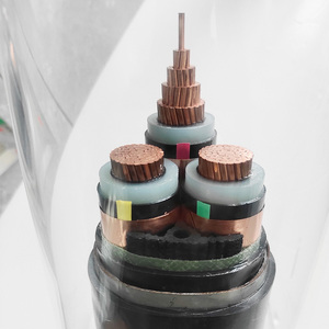 <span class=keywords><strong>3</strong></span> <span class=keywords><strong>Core</strong></span> 8,7/15KV 240mm Tira de acero de alto voltaje Cable de alimentación de núcleo de cobre blindado - Product Image 3