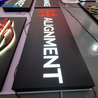 Enseigne lumineuse LED 3D personnalisée pour extérieur, lettres lumineuses, signalétique pour magasin, bâtiment, mur, publicité