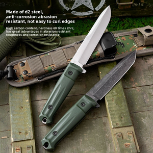 Cuchillo Fijo de Acero Inoxidable DC53 de Alta Calidad, Portátil y Personalizable con Funda Keydex para Supervivencia al Aire Libre, Pesca, Caza, Bricolaje, OEM - Product Image 5