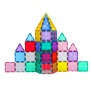 Bloques de construcción magnéticos fuertes y personalizables al por mayor, juego de azulejos para la educación temprana para niños de 3 a 6 años - Product Image 1