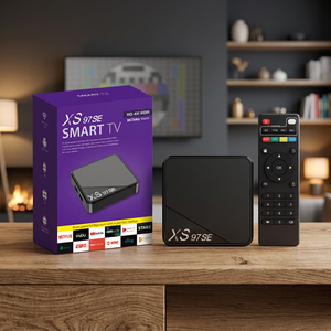 Wholesale XS97 SE <b>Android</b> <b>TV</b> <b>Box</b> with WiFi-2.4G/5G Quad Core Processor Factory Price - Product Image 1