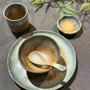 <span class=keywords><strong>Service</strong></span> de <span class=keywords><strong>vaisselle</strong></span> en grès rustique de forme irrégulière de luxe <span class=keywords><strong>complet</strong></span> en <span class=keywords><strong>porcelaine</strong></span> - Product Image 5