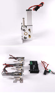 Venda direta da fábrica da china grande precisão de metal cheio de pouso retrátil elétrico de pouso alta engrenagem de torque para modelo de avião de 1.4-1.6m - Product Image 4