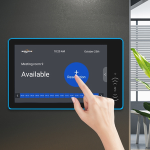 10.1 Inch Digital Signage Monitor Meeting Room <b>Tablet</b> Stretched Display Wall Mount Booking System LED Light 2GB Memory New Andro - Product Image 1