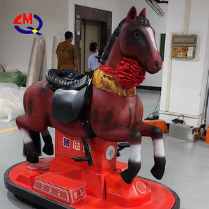 Juegos de diversión favoritos para niños, paseo en caballo eléctrico mecánico para caminar, simulador de coche, carreras de caballos - Product Image 5