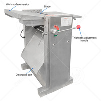 ORME Trancheuse à peler la viande de porc fraîche Machine électrique à éplucher la peau de porc