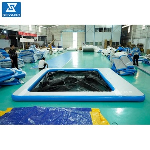 <span class=keywords><strong>Piscine</strong></span> gonflable pour yacht, <span class=keywords><strong>piscine</strong></span> flottante en mer avec filet - Product Image 4