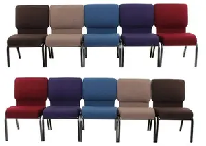 Modern Design Interlocking Church Chairs Wholesale Price Stackable Chairs For Church School Theater Hotel For Living Room