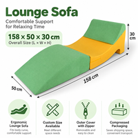Coussin ergonomique à talon haut, design compressible, housse à glissière multi-tissu, support surélévateur pour jambes, pour li