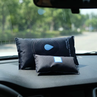 Sachet de gel de silice intelligent pour le contrôle de l'humidité, bleu, avec 2 indicateurs roses, réutilisable, déshumidificateur pour voiture, pour dégivrage du pare-brise et neutralisation des odeurs