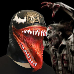 หน้ากากฮาโลวีนเรืองแสง แม่มด ซอมบี้ และเอเลี่ยน - หน้ากากลาเท็กซ์แบบเต็มหน้า ตลก น่ากลัว สำหรับงานปาร์ตี้ - Product Image 4