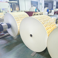 Gobelet en papier enduit PE à face unique, matières premières, boisson personnalisée imperméable, rouleau de gobelet en papier de qualité alimentaire