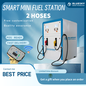 Personalización <span class=keywords><strong>de</strong></span> fábrica 2 mangueras Mini portátil Micro Diesel Gasolina Dispensador <span class=keywords><strong>de</strong></span> combustible Bomba Gasolinera con tanque <span class=keywords><strong>de</strong></span> aceite - Product Image 2