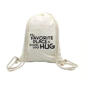 <b>Children</b> DIY Painting Your Own Colouring Cotton Canvas Back Pack Bag Drawstring Bag - Product Image 4